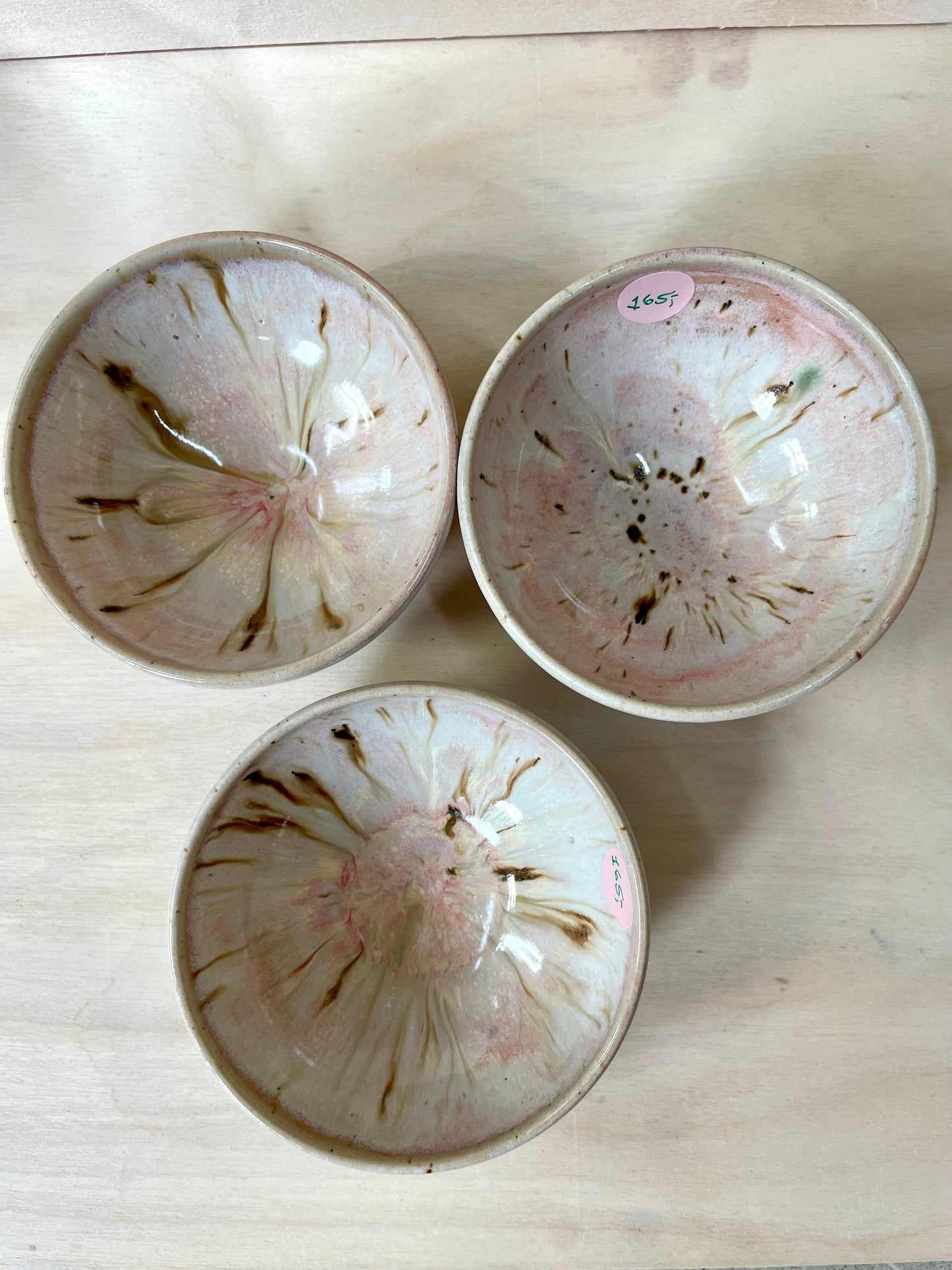 Små skåle med drømmeglasur